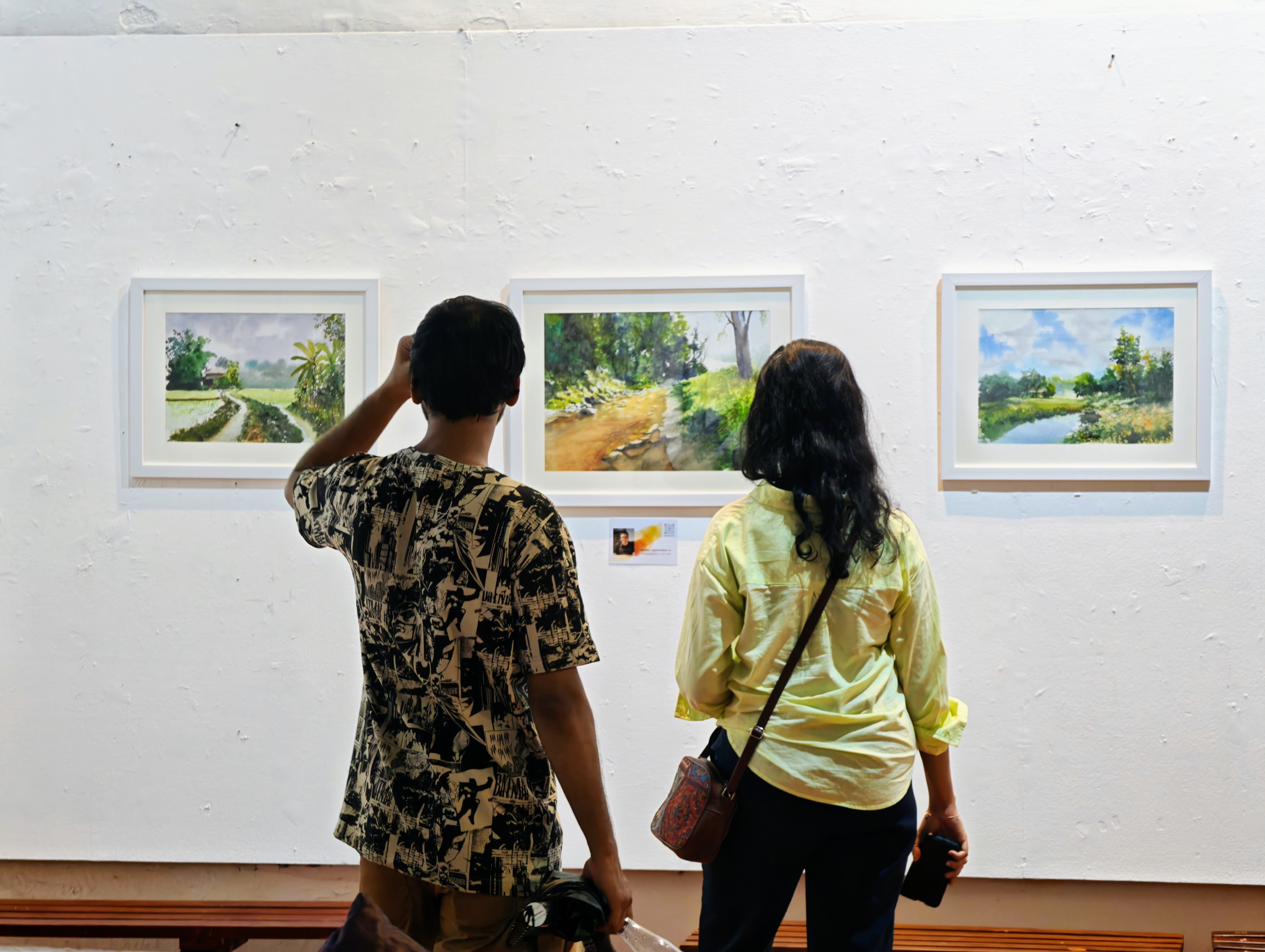 Watercolour landscapes on display at David Hall